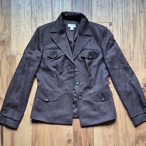 Loft Dark Brown Women's Blazer